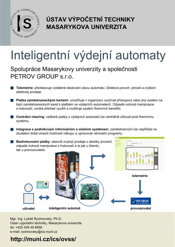 Systém bezhotovostních plateb pro automaty