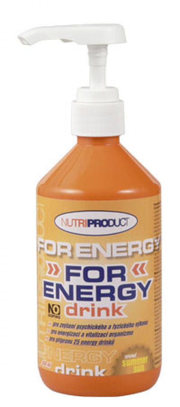 Energetický nápoj - sirup s pumpičkou